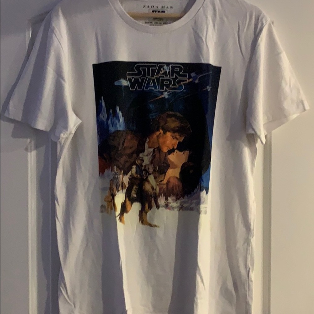 Zara Men’s vintage feel Star Wars shirt sz M